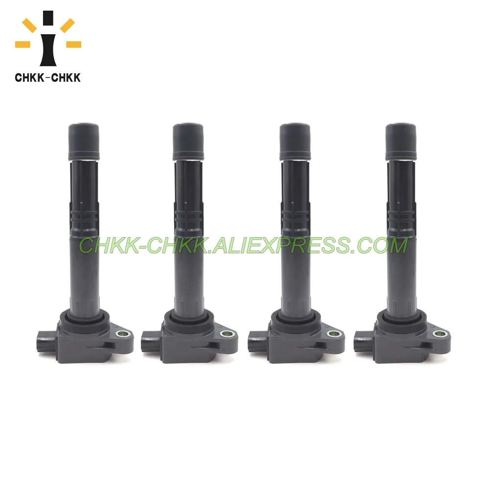 4 шт. CHKK катушки зажигания OEM 30520 R40 007 Подходит для Honda Accord Civic Crosstour CR V Acura ILX 00 15 I4