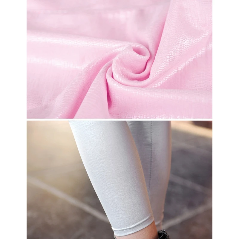 2018 зимние теплые женские брюки из искусственной кожи для девочек Стрейчевые