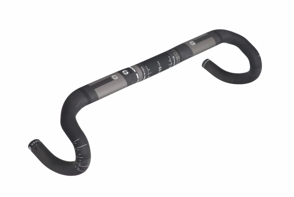 TOSEEK UD матовый полностью углеродное волокно руль для велосипеда дорожный