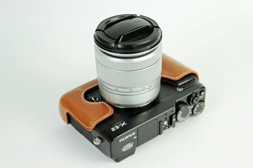 Новинка модель высокого качества коричневый Камера Сумка Кожа PU для Fuji X-E2 X-E1 xe2 XE1