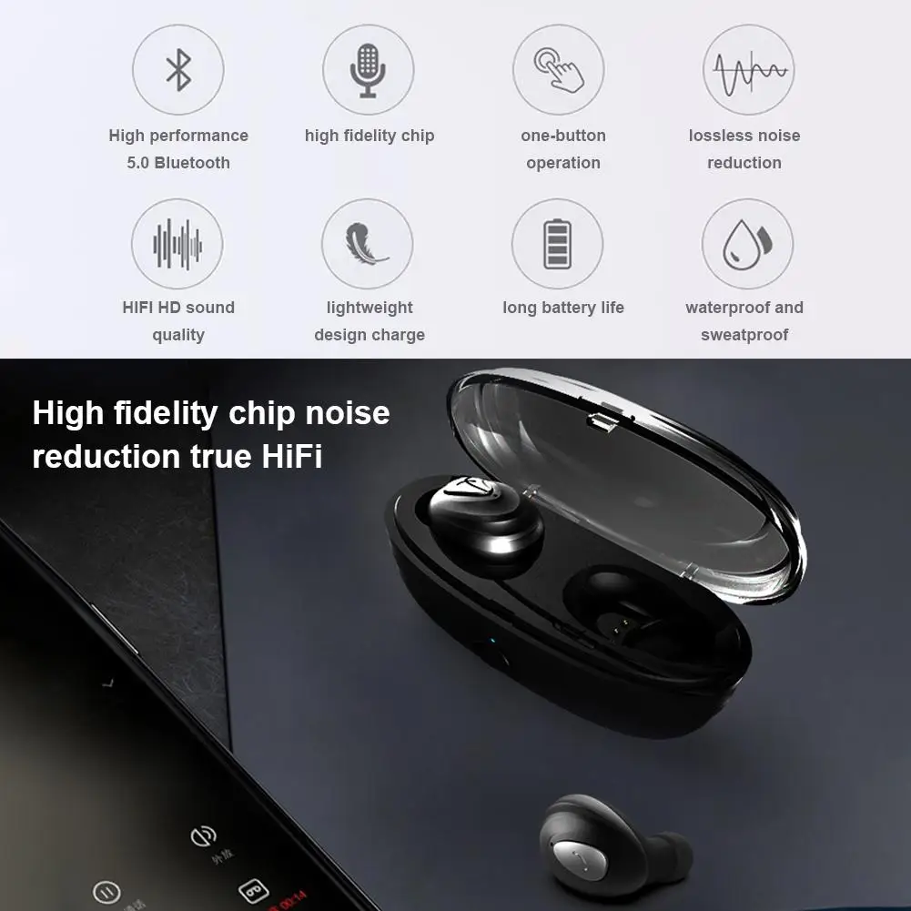 TK3 Bluetooth 5 0 Спорт стерео звук Качество Беспроводной музыкальные наушники