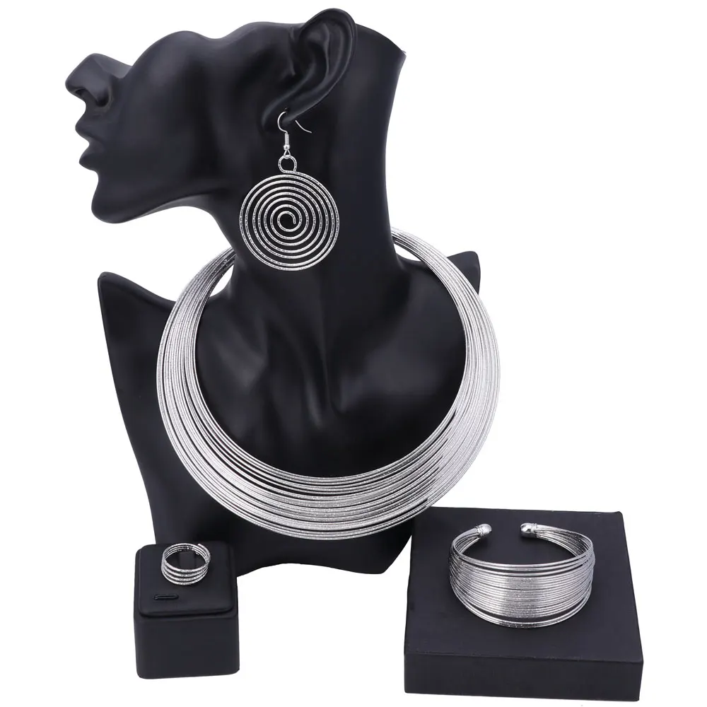 Комплект из колье серёг кольца и браслета|colorful jewelry sets|jewelry sets for womenjewelry |