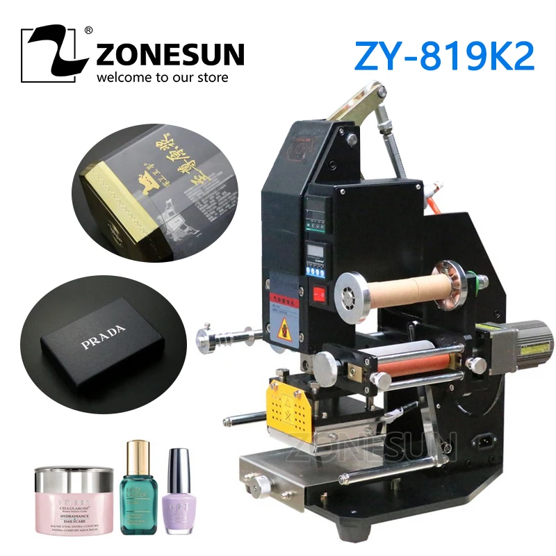 ZONESUN 150 Вт Электрический паяльник горячего тиснения кожа печать логотипа штамповочная машина кожа торт брендинг