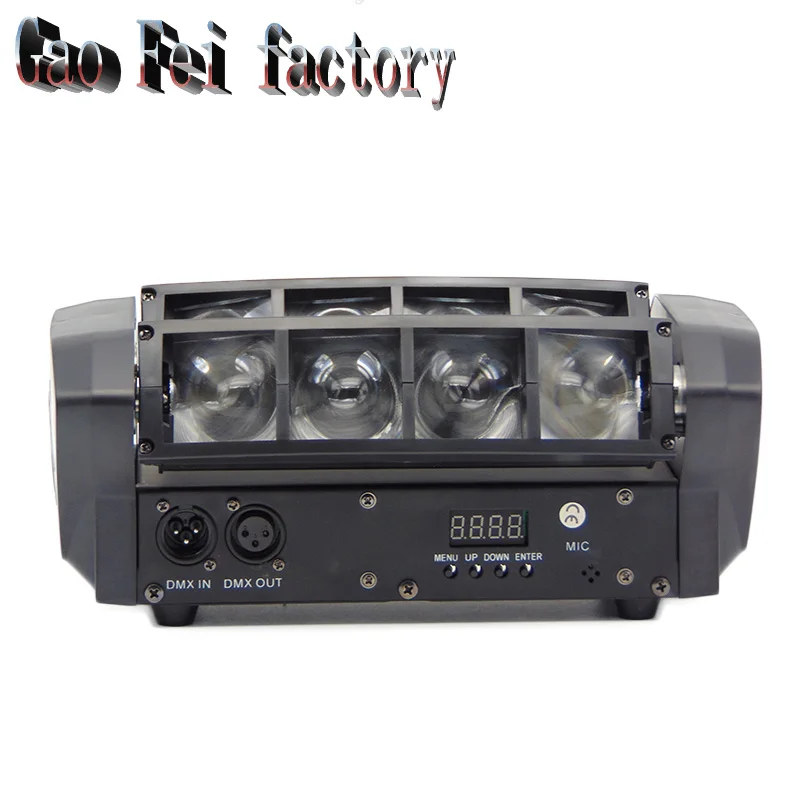 Светодиодный сценический светильник DMX с вращающейся головкой миниатюрный луч