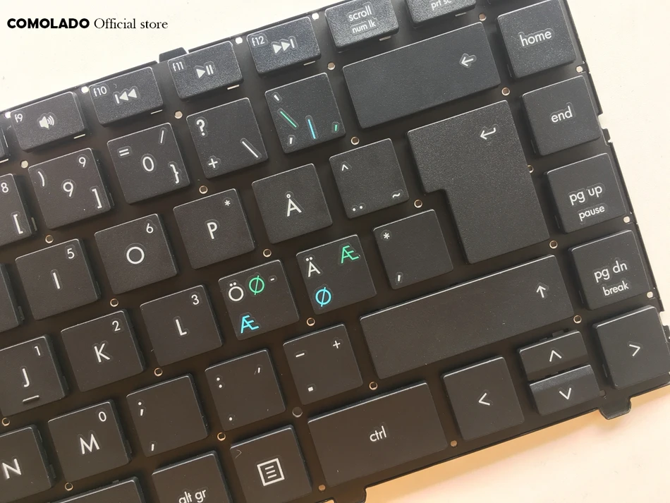 NE Nordic Keyboard For HP Probook 4310s 4310 4311s 4311 4315S black without frame keyboard Layout | Компьютеры и офис