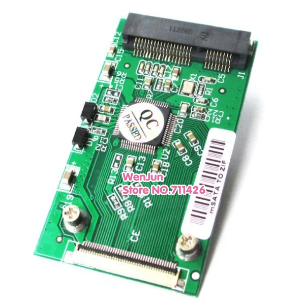 Новый высокоскоростной mSATA Mini PCI-E SATA SSD JM20330 50 мм к ZIF CE 1 8 дюйма 40-контактный адаптер