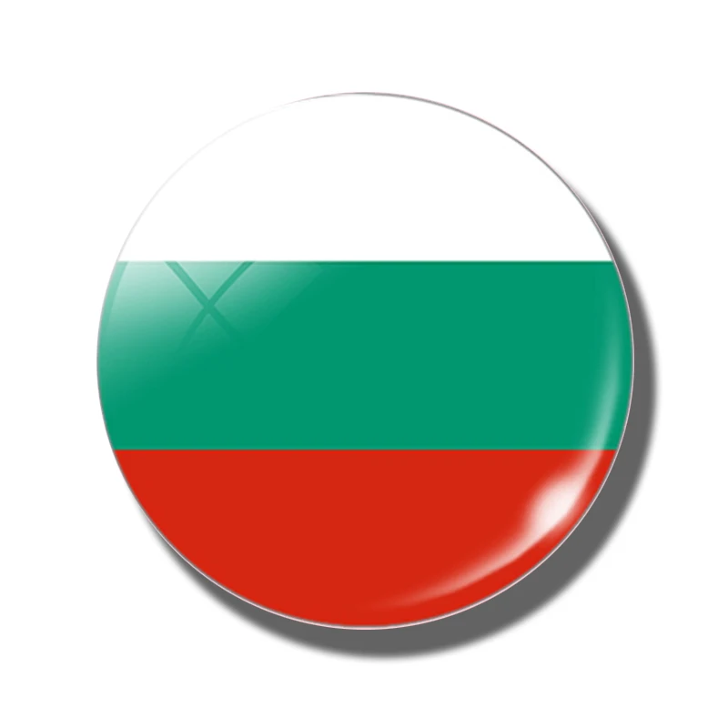 Флаг Кореи Брашов 30 мм стеклянный купол магнит на холодильник Южная Европа Испания магнитные наклейки на холодильник болгариа Италия - Цвет: PACK OF 1