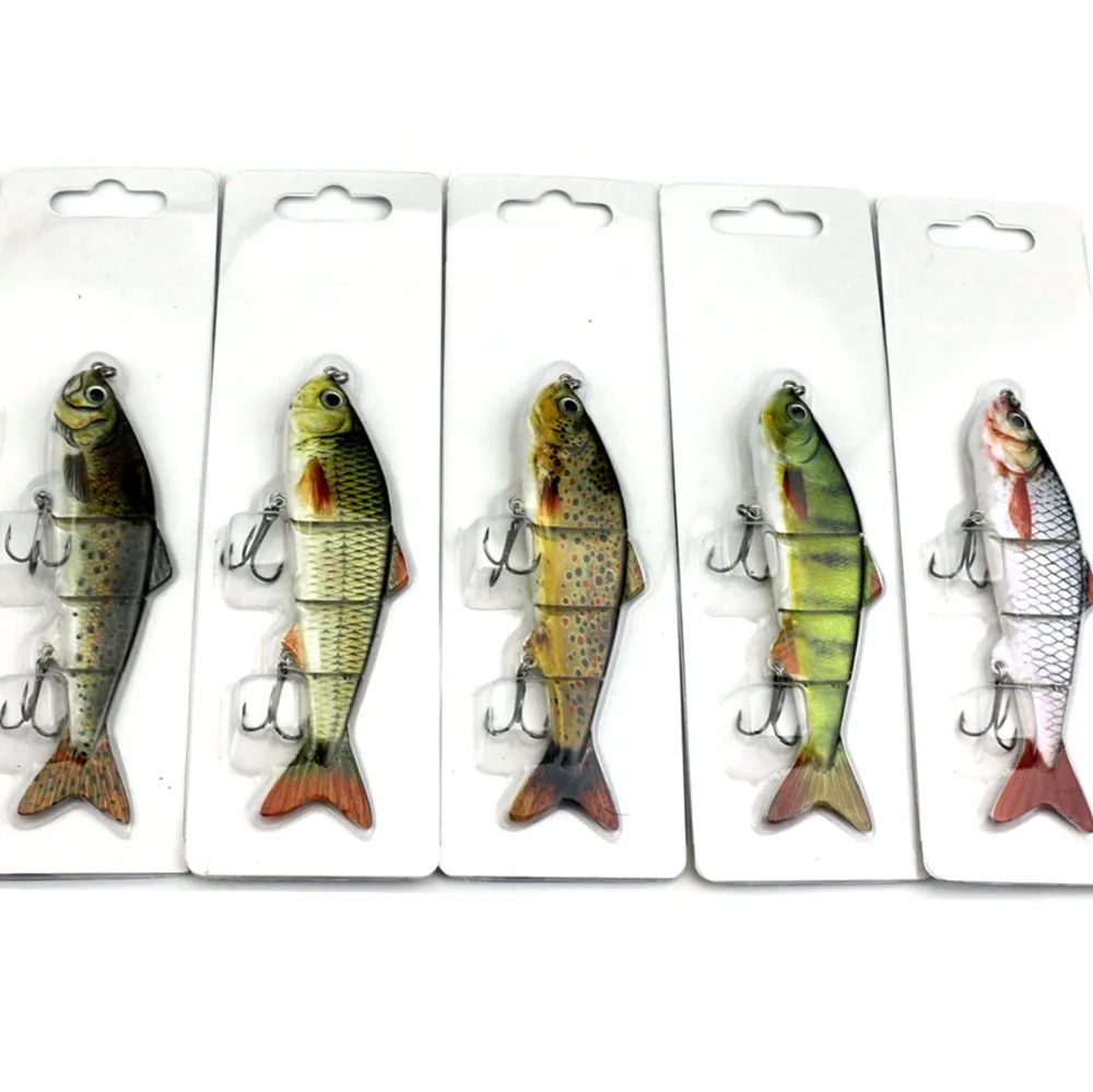 Монтажная рыболовная приманка 4 секции Swimbait Приманка 1 лот|Наживки для рыбной