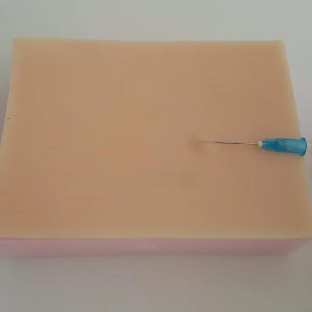 Моделирование кожи человека практика подкладка для наложения шва сшитая