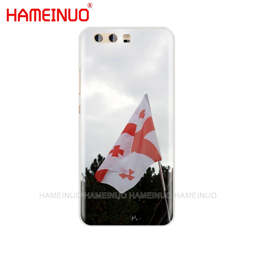 HAMEINUO Georgia Grunge Flag Cover phone Case for huawei Ascend P7 P8 P9 P10 P20 lite plus pro G9 G8 G7 2017 | Мобильные телефоны и