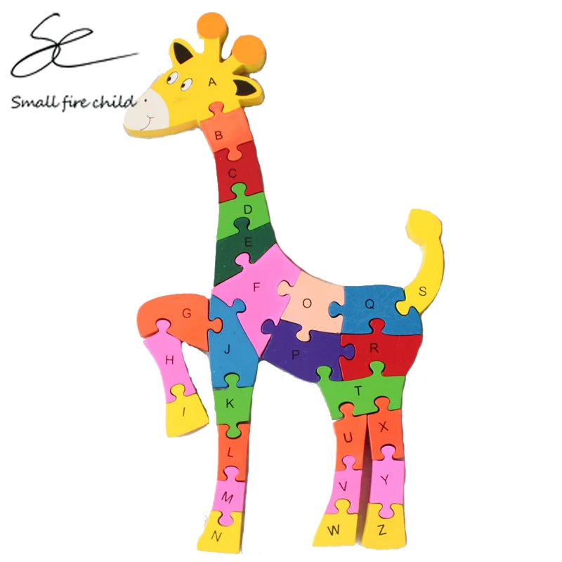 Новинка 2017 года детские развивающие игрушки Английский алфавит пятнистого оленя
