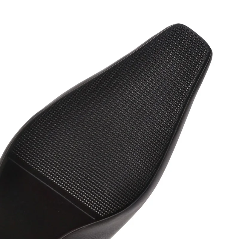 Женские туфли без задника черные или белые удобные шлепанцы с квадратным носком