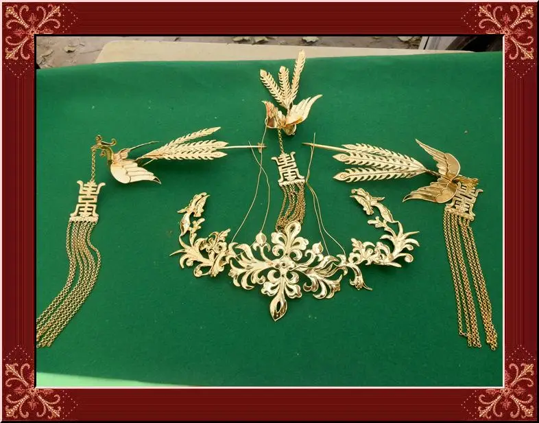 ТВ Играть В воюющие Штаты актриса Цзин Тянь императрица полный набор Диадемы для