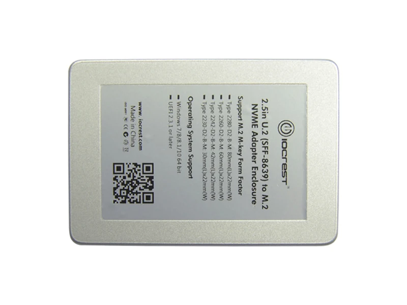 Новый M.2 NVMe адаптер SSD для PCI-e U.2 SFF-8639 PCIe M2 конвертер с корпусом кабель настольного
