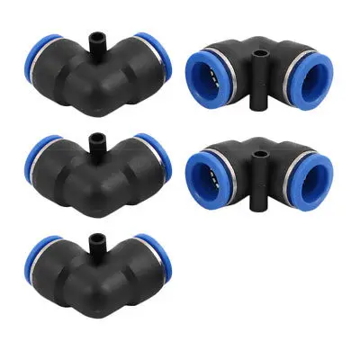 

5 шт. 16 мм Диаметр L Тип трубный шланг пневматический быстрый фитинг с разъемом