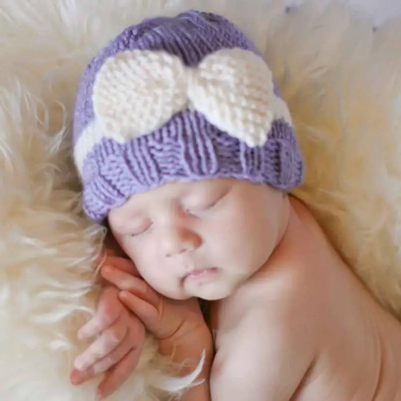 Newborn Baby Girl Boy Infant Toddler Knitting Wool Crochet Hat Soft photography props adorable bebe cap August 13 | Детская одежда и