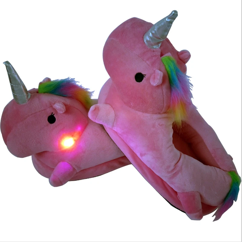 Вечерние с единородля вечеринок со светодио дный подсветкой домашняя обувь для