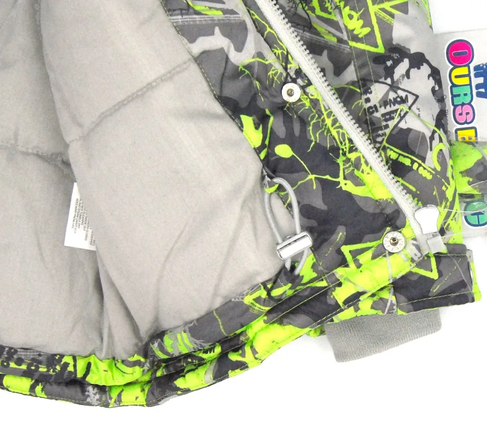 Winter Boys Girls Coat Outerwear Outdoor Printing Jackets Warm Kids Membrane Ski Jacket Camouflage 1315 |