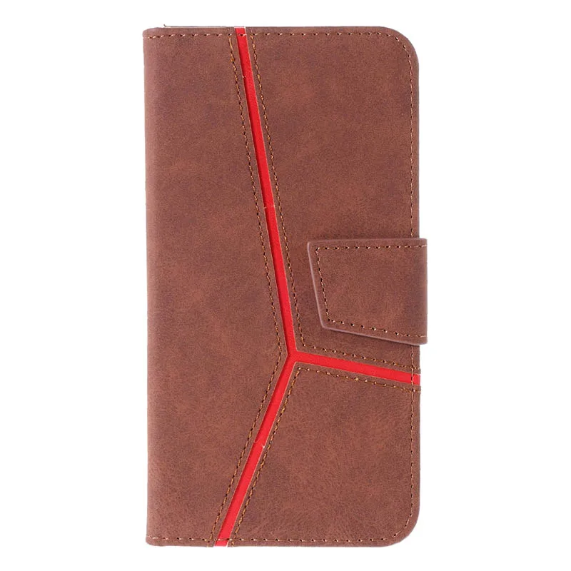 Brown Для samsung Galaxy S10 S10e S9 S8 плюс J4 Prime J6 A7 A5 A8 A6 A730 A530 A600 A605 J400 кожаный чехол-книжка с дизайном бумажник чехол Крышка - Цвет: Brown