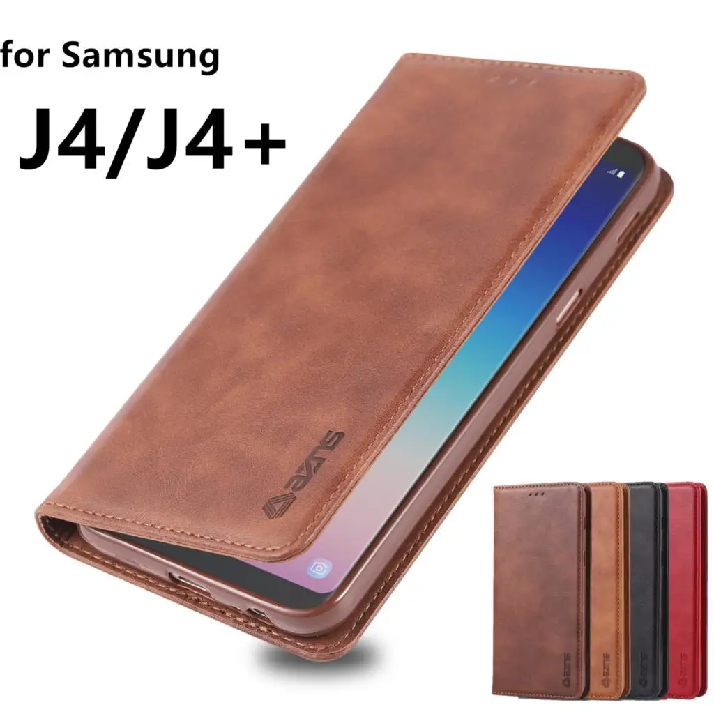 Чехол AZNS для Samsung Galaxy J4 J400F/G + Plus J415F 2018 притягательный Магнитный чехол из