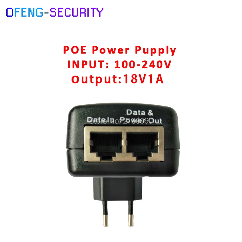 Poe инжектор 18V1A POE источник питания 50/60 Гц Выход pin4/5(+) 7/8( ) для CCTV IPC|Коробки передач