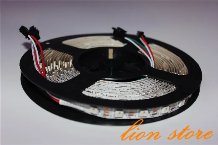 Светодиодная лента smd ws2812 ws2811 rgb 5 м 300 светодиодов 60 пикс./м программируемая