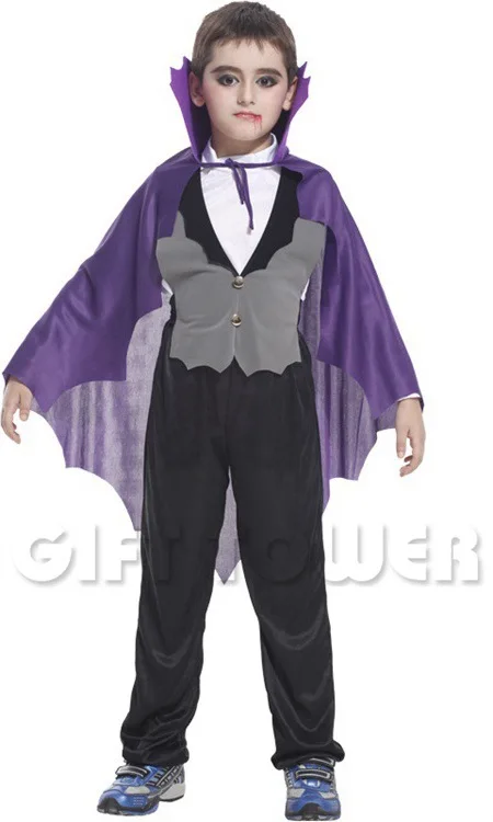 Новый Страшный злый вампир Эрл Кинг костюмы для косплея Хэллоуин детей