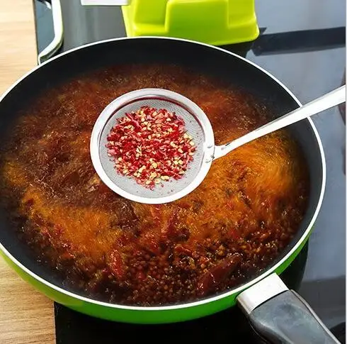 Дуршлаг из нержавеющей стали фильтр масляная ложка тонкий сетчатый дуршлаг сито