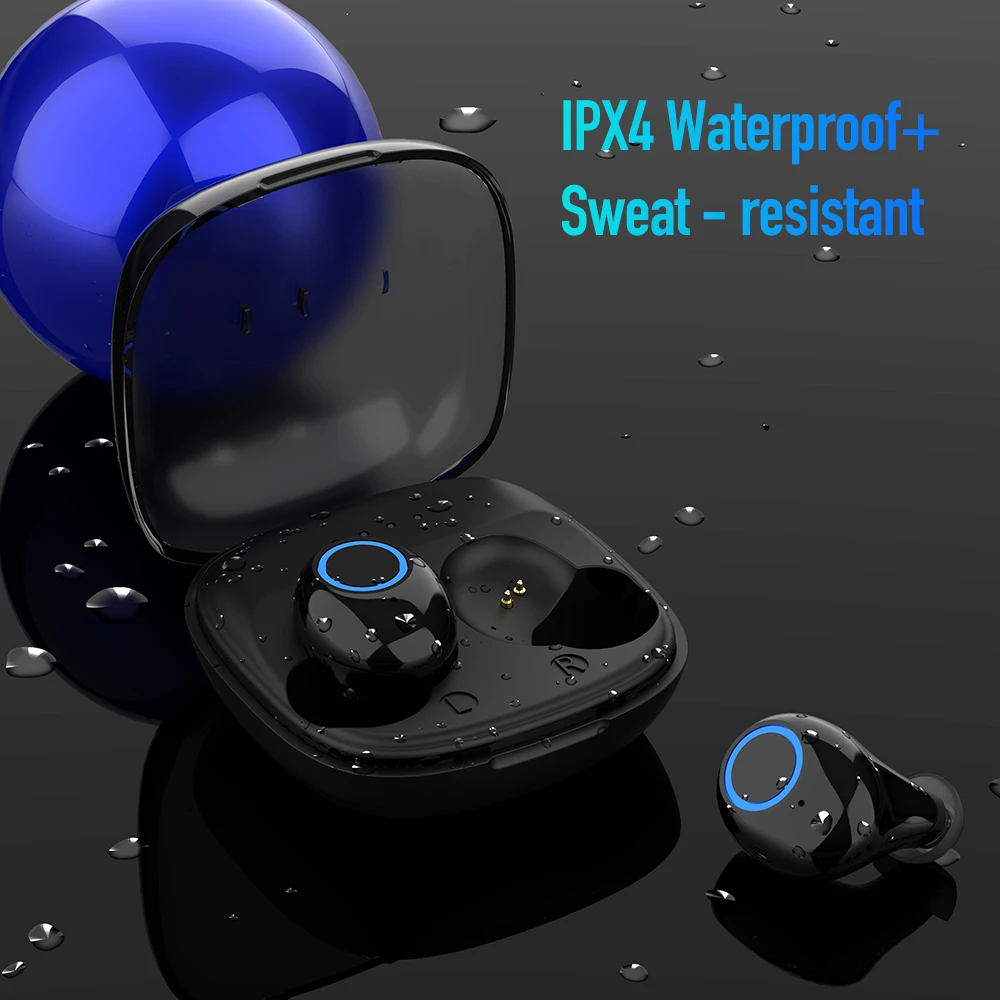 ROCK Mini TWS 5 0 Bluetooth наушники настоящие беспроводные стерео мини гарнитура