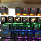 SIANCS DIY CS GO игровые колпачки для клавиш s, колпачки для клавиш CSGO, колпачки для клавиш, аксессуары для игр, колпачки для механической клавиатуры из АБС-пластика