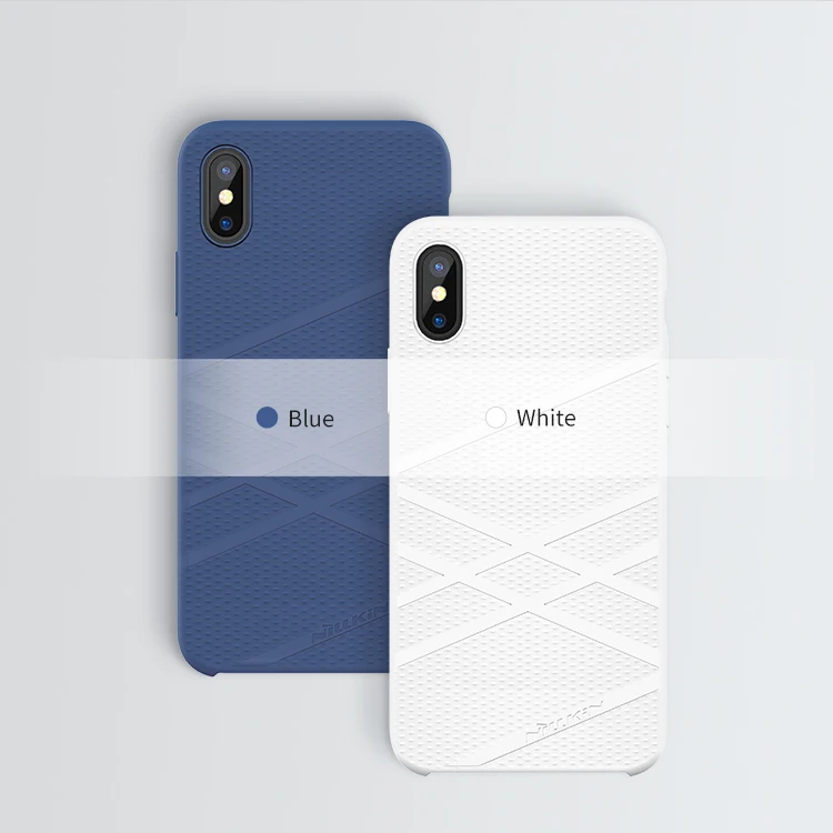 Nillkin жидкий силиконовый PC мягкий гибкий чехол Чехол для Iphone X чехол с микро-волоконной внутренней крышкой для iPhone X оболочка хорошее касание