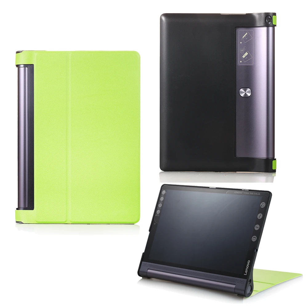 Ультратонкий кожаный чехол подставка для планшета Обложка Lenovo Yoga Tab 3 Plus 10 1 YT X703/Tab