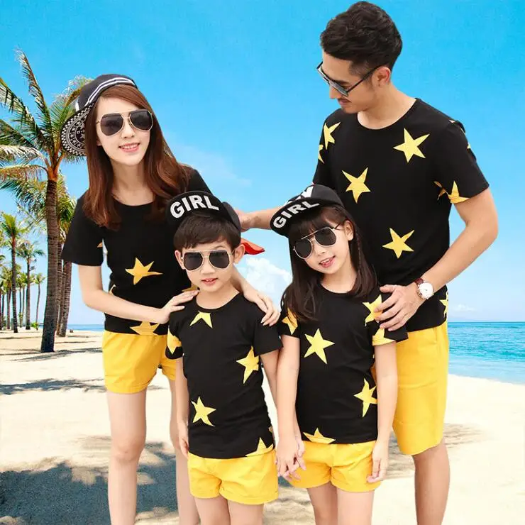 2 шт. хлопковая Футболка с принтом принтом|family matching|family matching clothesmatching clothes |
