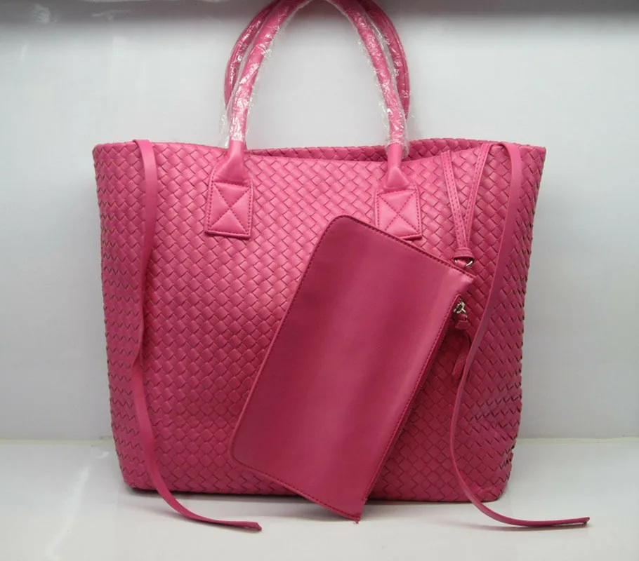 Новые модные женские сумки на плечо из искусственной кожи классический тканый