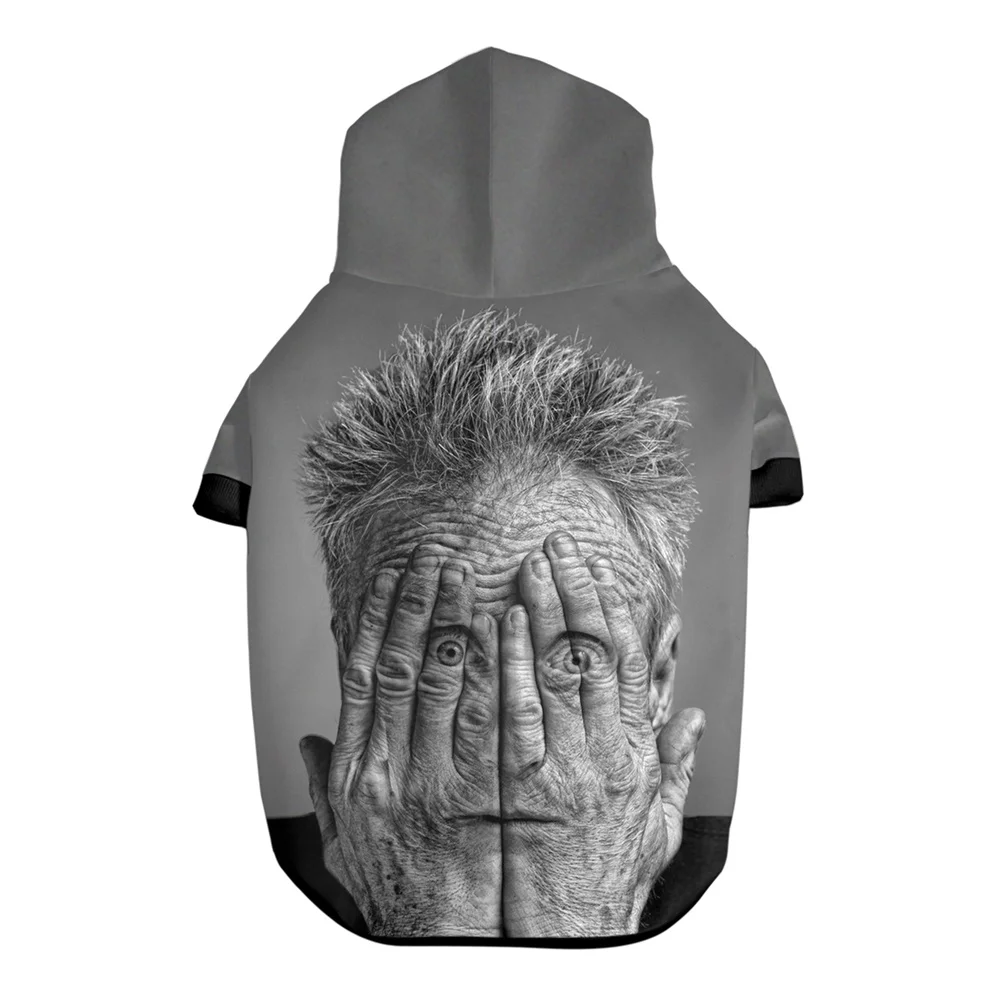 AYC0107 Популярные домашние животные собаки 3D печати толстовки пальто для щенка куртка для чихуахуа Мальтийский кот костюм Одежда для собак Ropa Para Perros - Цвет: AYC0107