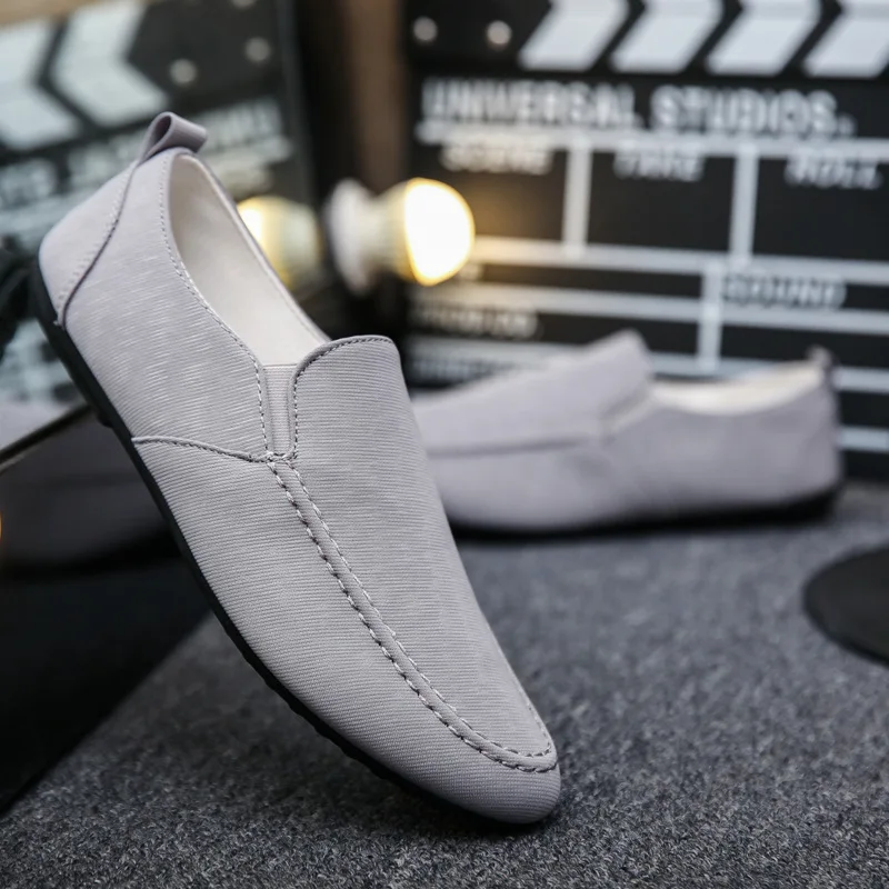 2018 New summer personality casual shoes beans men lazy feet men's high quality Breathable For loafers | Обувь