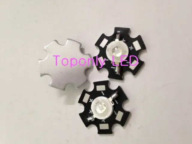 

3w 520-530nm high power led green lighting beads DC3.4-3.8v 160-180lm diode with star PCB 1000pcs/Lot promotion DHL freeshipping