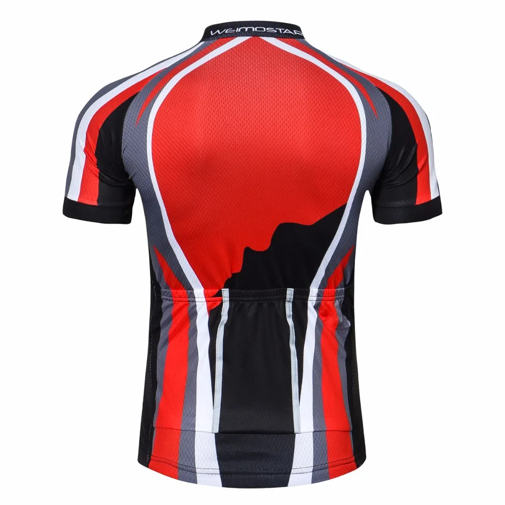 

Weimostar Men Summer Outdoor Sports Cycling Jersey Reflective Bike Bicycle Short Sleeves MTB Clothing Shirts Wear Bike Jersey