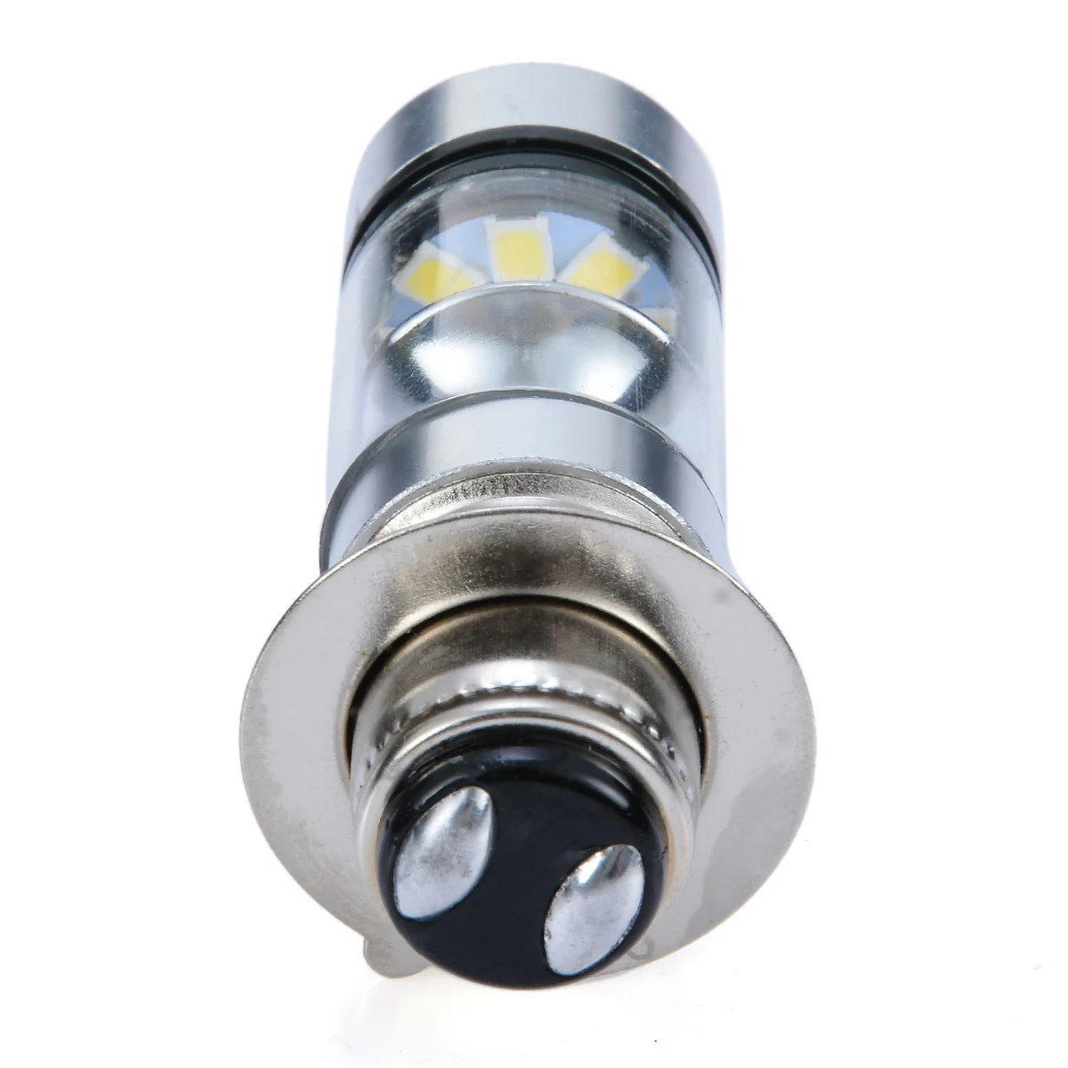 1 шт. DC12V BA20D H6 2323 LED 100W 6000K белый мотоцикл туман дневное время бег свет скутер сигнал