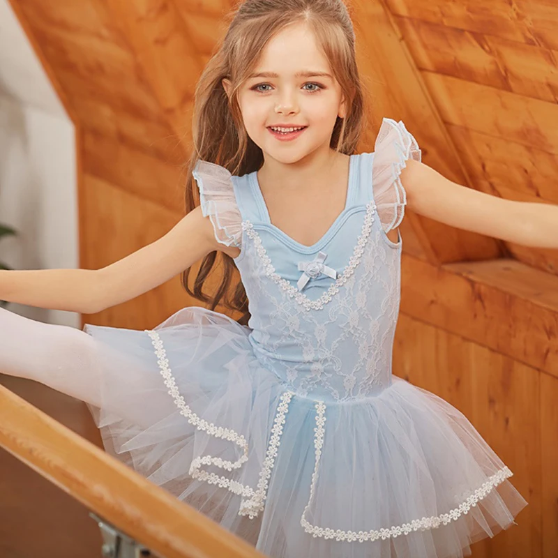 

ballet dress ballerina dance leotard ballet tutu girls ballet performance dress dance costumes tank pink dance dress princess