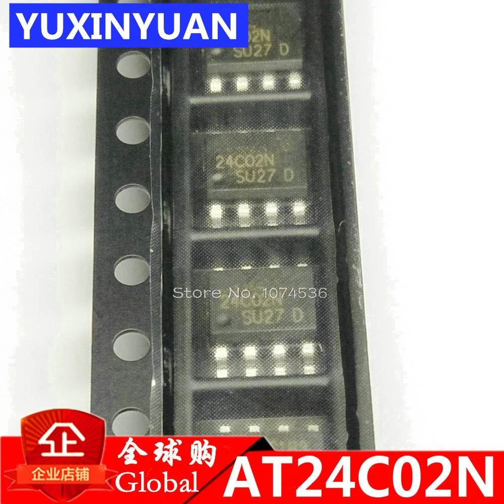 AT24C02N 24C02 24C02N SOP 8 EEPROM PB/HALO free NiPdAu 1 7 В новая оригинальная детская
