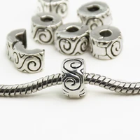 clips locks beads water ripple stopper bead charm european beads fit original pandora charms bracelets bangles