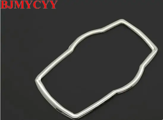 BJMYCYY Car Multimedia Box Button Decoration Frame Cover Stickers Brand For BMW 1/3/5/7 Series E70 E71 E46 E90 Auto Accessories |