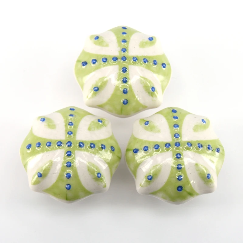 6 шт. керамические ручки для мебели диаметр 35 мм|Ручки шкафа| |