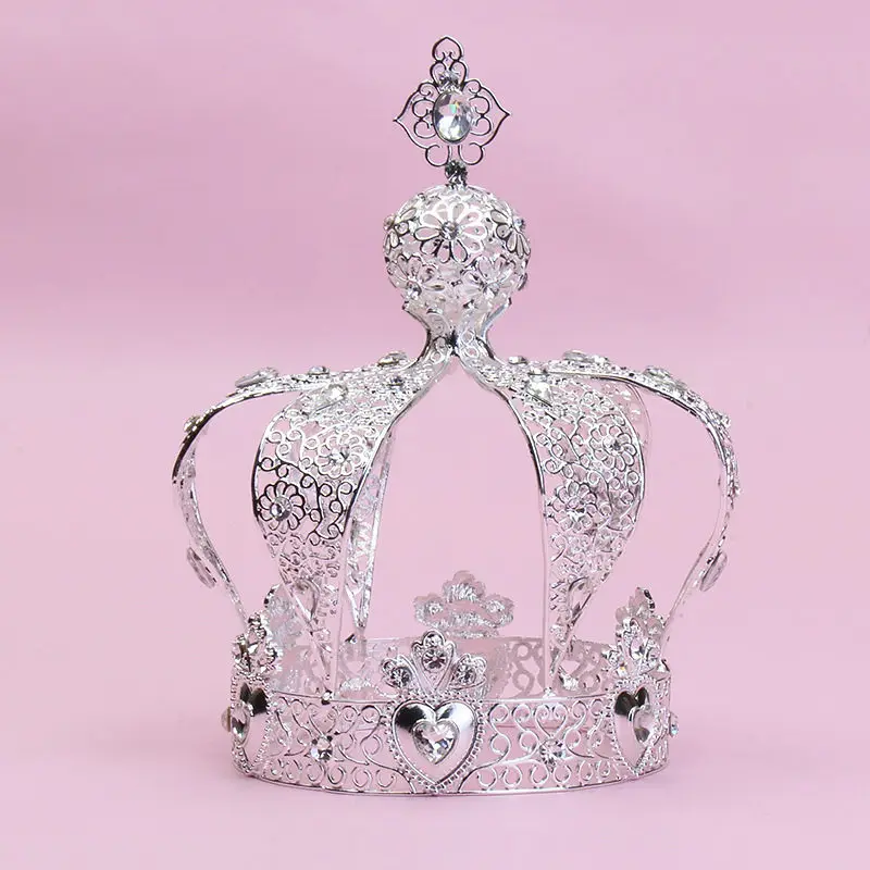 Винтажная Королевская корона для вечеринки торта короны и диадемы свадебные