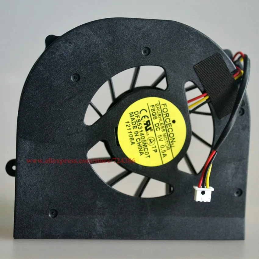100 шт./лот Новый заменяемый вентилятор охлаждения для ноутбука Acer aspire 5735/5735Z/5335/5335G