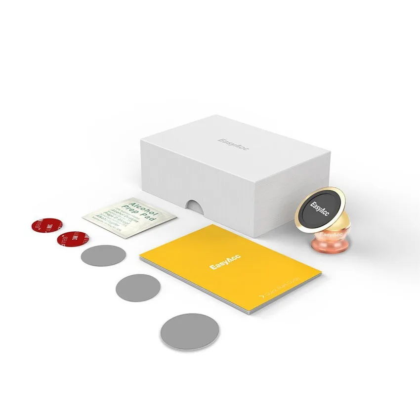 Универсальный магнитный держатель EasyAcc мини автомобильный 360 градусов поддержка