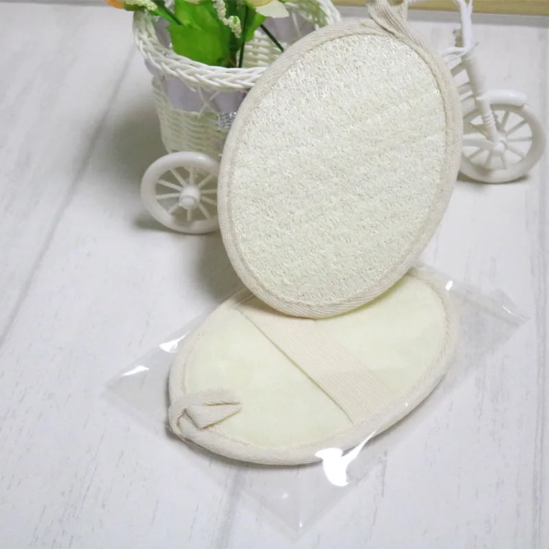 

Exfoliating Loofah Pads Natural Luffa and Cloth Materials Sponge Scrubber Brush Skin For Men and Women Bath Spa Shower