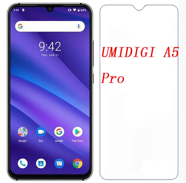 

Закаленное стекло для UMIDIGI A5 Pro глобальная Версия защитная пленка на переднюю панель, защита экрана UMIDIGI A5 A 5 Pro 6,3 дюйма