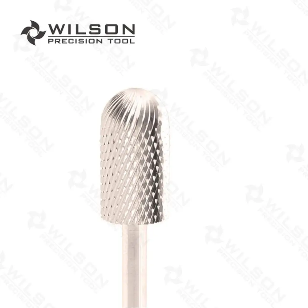 2 шт. большой закругленным верхом бит-средний(m-1110068)-серебро-Wilson карбида ногтей Бурильные долото